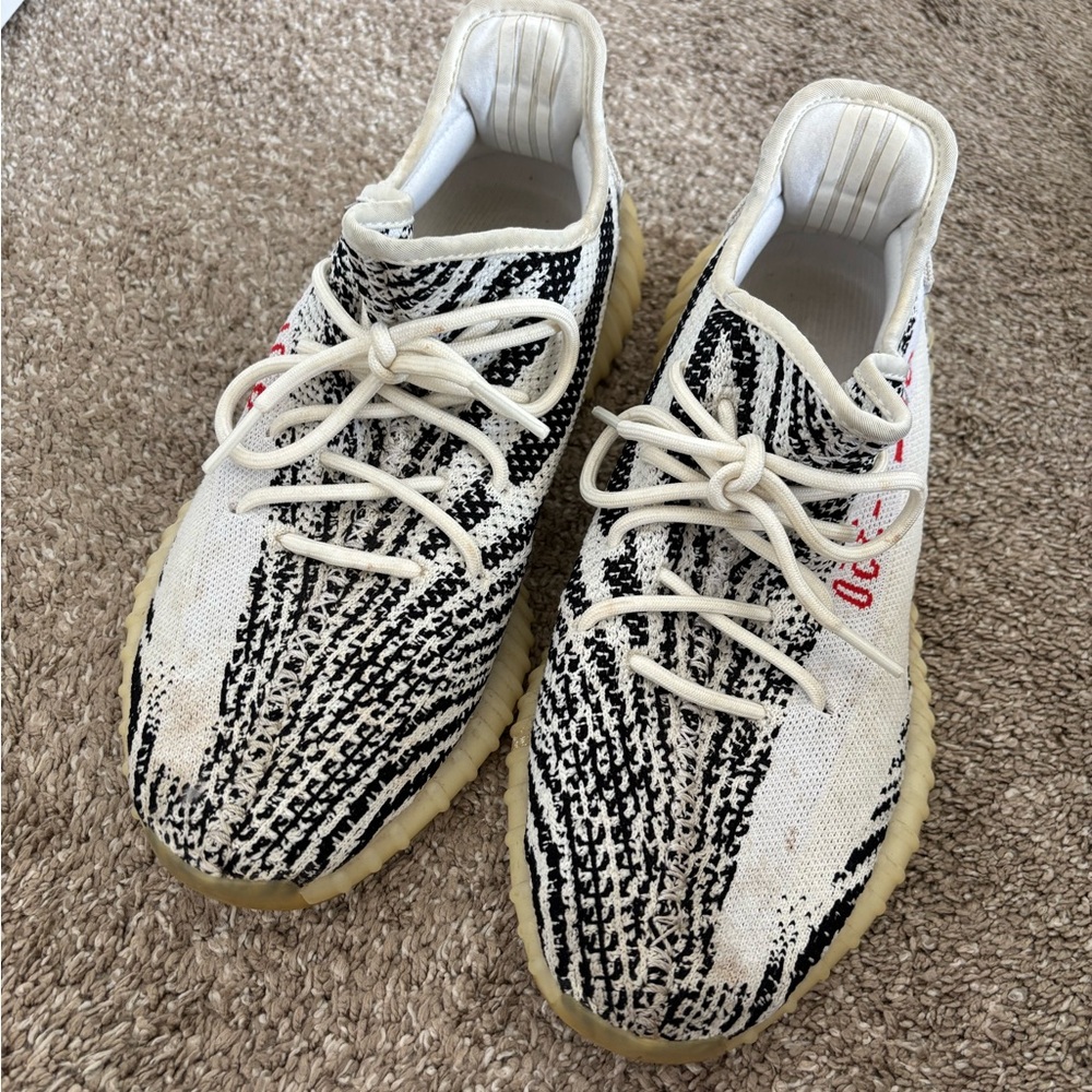 adidas Yeezy Boost 350 V2 Black White Sneakers